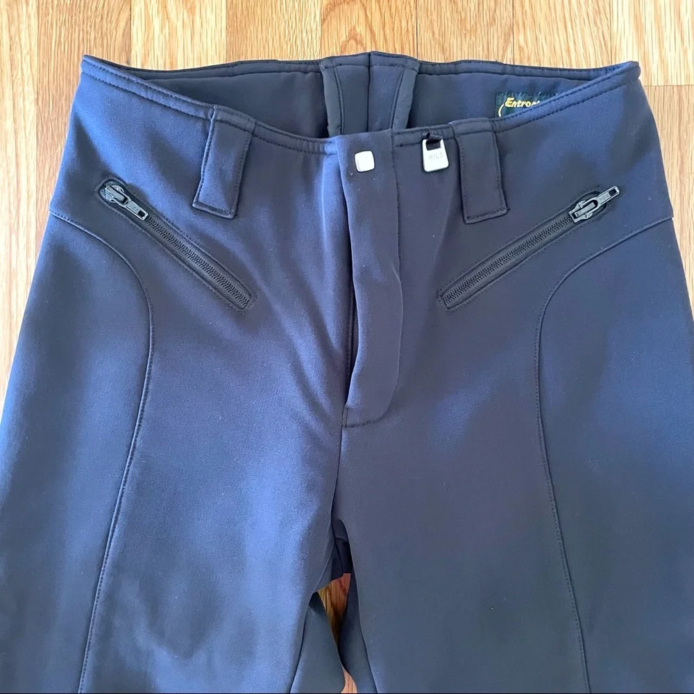 NILS Kids Ski Pants Entrant Dermizax Insulated Waterproof for Snowboarding Black - Picture 2 of 5